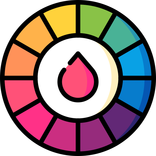 Ilustratie reprezentand o paleta de culori